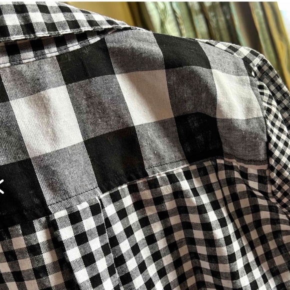 Mixed Gingham Button Up Dress Shirt - Picture 6 of 8